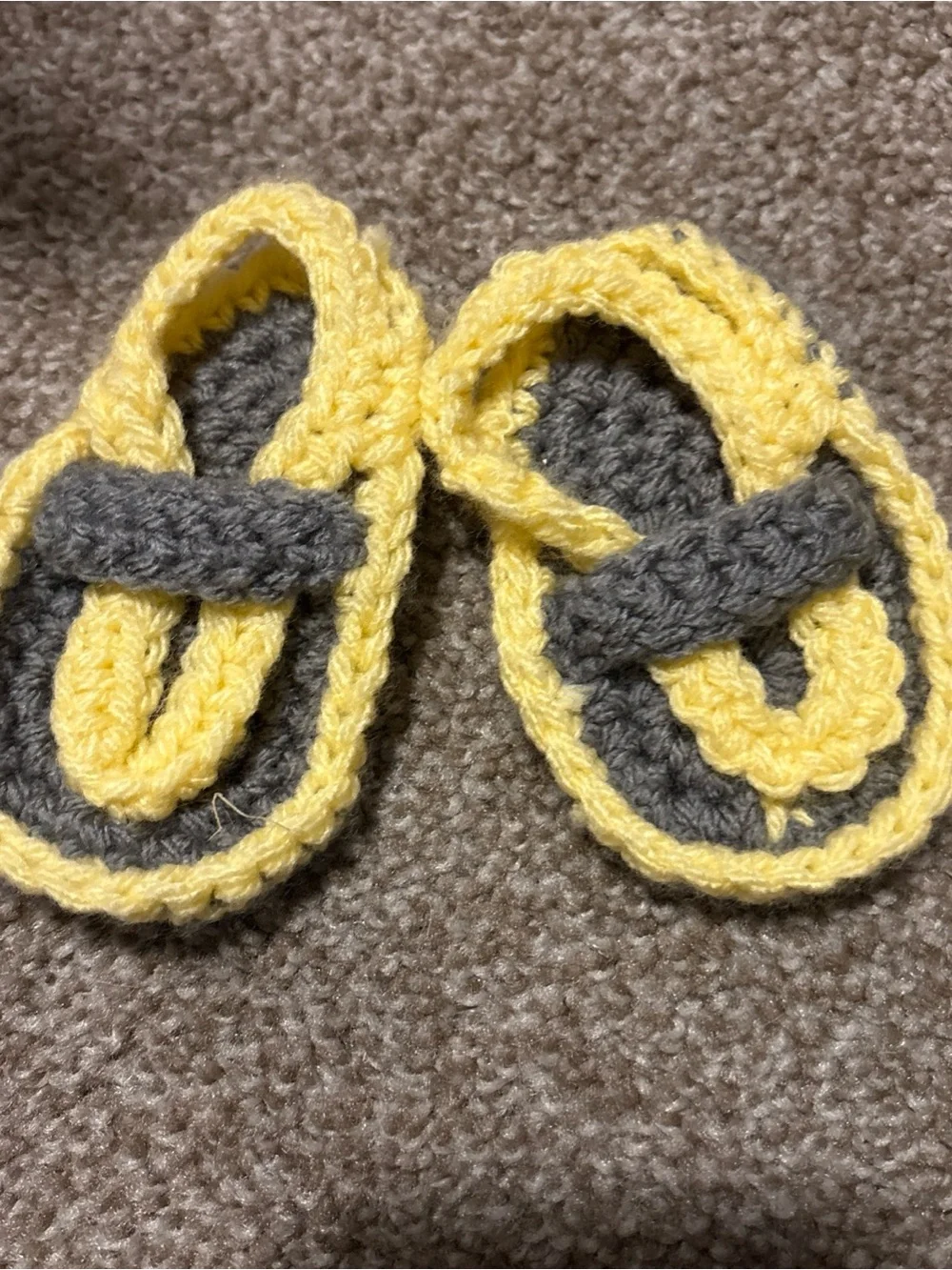 Home made soft crocheted